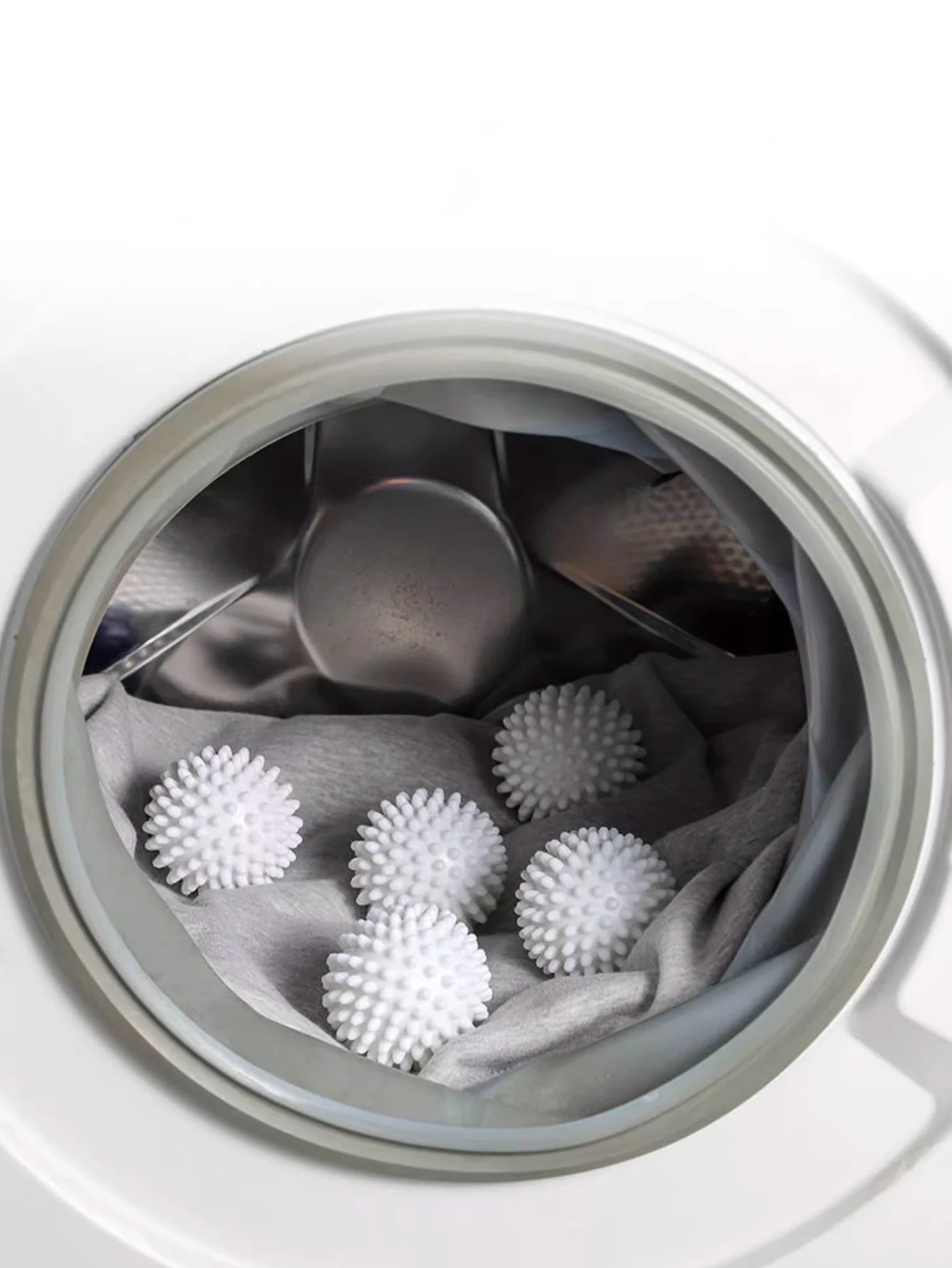 TPR anti Winding Laundry Ball Circular Pure White Magic Cleaning Drum Washing Machine for Dirt Removal and Knotting