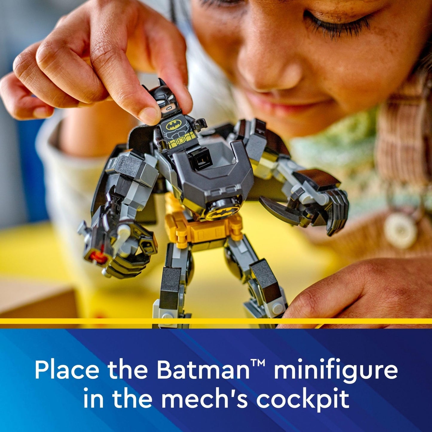 Batman Mech Armor Superhero Toy Buildable Figure 140 Pieces for Ages 6 and Up