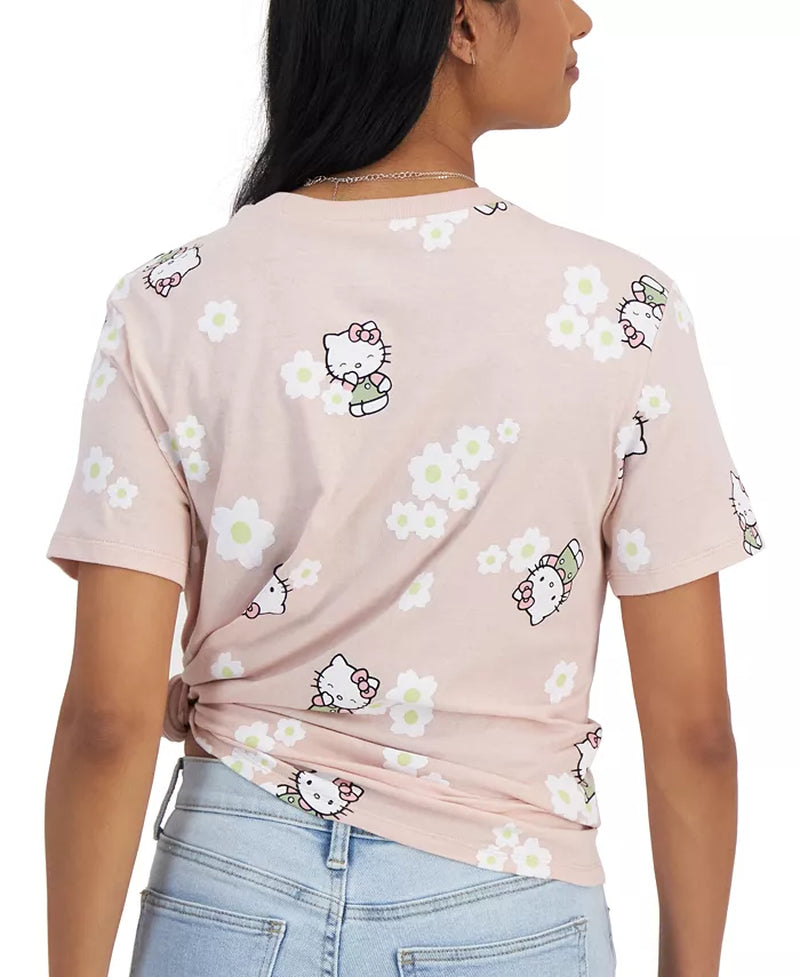 Juniors' Hello Kitty Crewneck T-Shirt