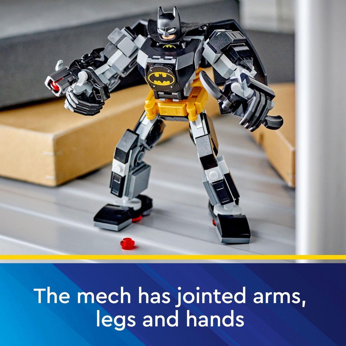 Batman Mech Armor Superhero Toy Buildable Figure 140 Pieces for Ages 6 and Up