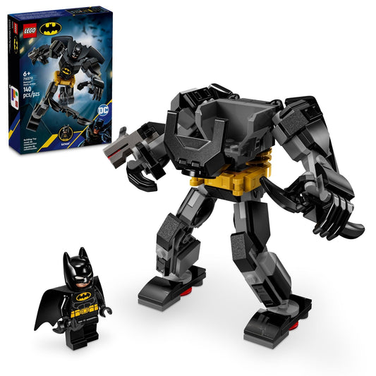 Batman Mech Armor Superhero Toy Buildable Figure 140 Pieces for Ages 6 and Up