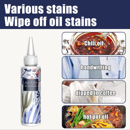 Clothes Oil Stain Remover, Oil Stain Yellowing Clothes Cleaner the Ingredients Are Safe and Environmentally Friendly