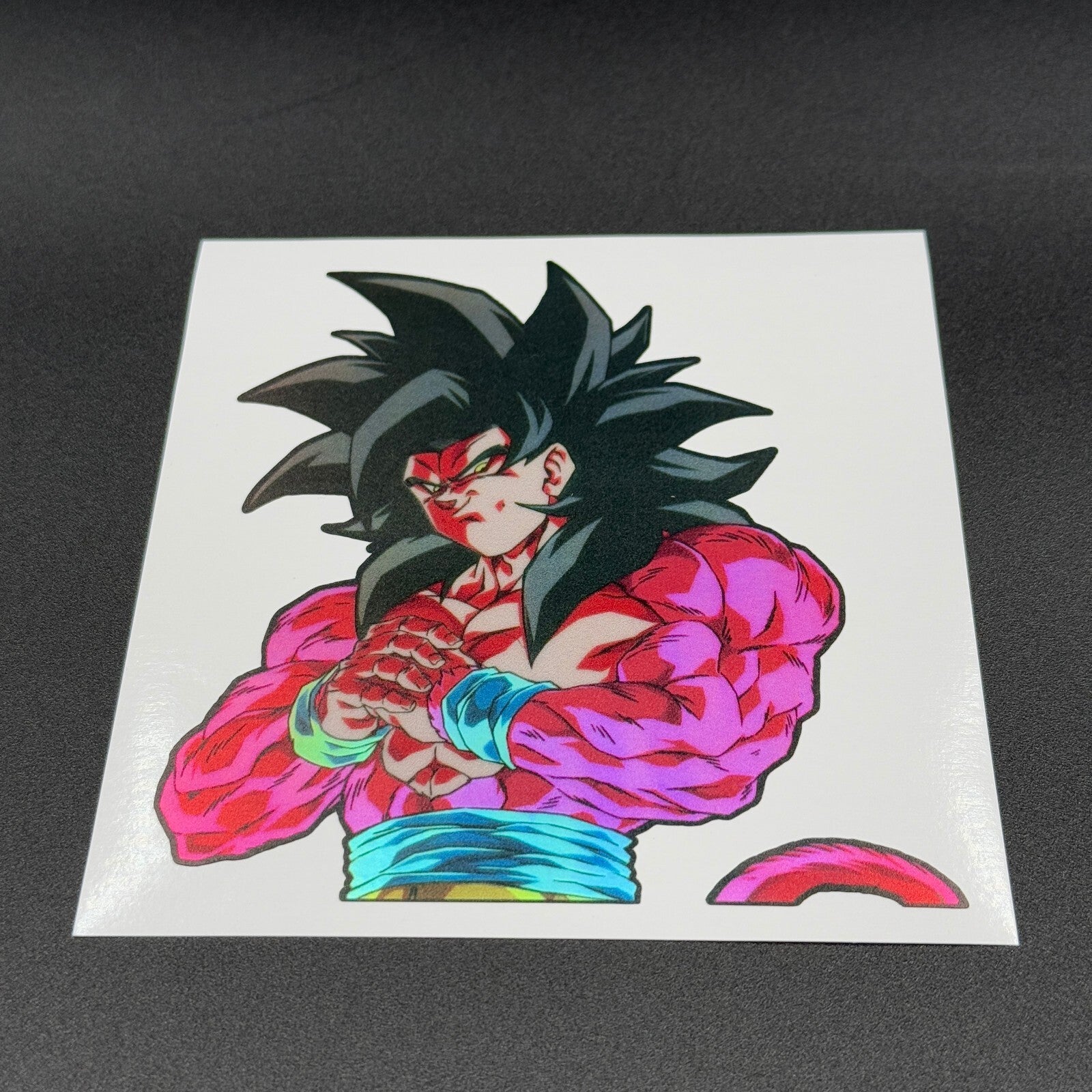 Dragon Ball Goku Super Saiyan 4 Holographic Sticker