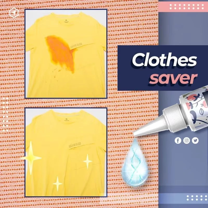 Clothes Oil Stain Remover Dust Cleaner Stain Cleaning Spray Non-Toxic Stain Remover Effective Oil Stain Removal for Fabric Cloth
