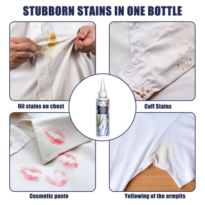 Clothes Oil Stain Remover, Oil Stain Yellowing Clothes Cleaner the Ingredients Are Safe and Environmentally Friendly