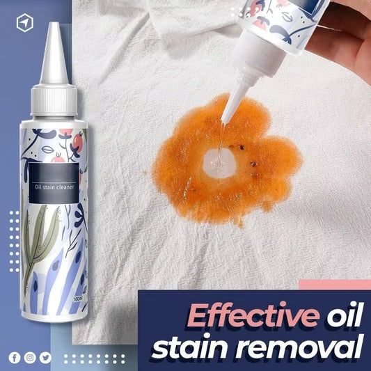 Clothes Oil Stain Remover Dust Cleaner Stain Cleaning Spray Non-Toxic Stain Remover Effective Oil Stain Removal for Fabric Cloth