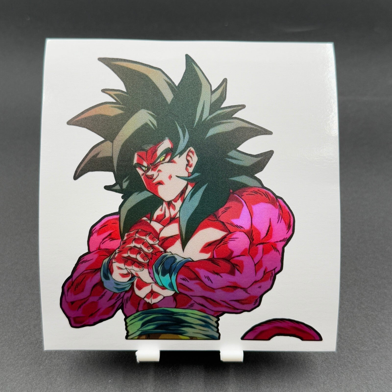 Dragon Ball Goku Super Saiyan 4 Holographic Sticker